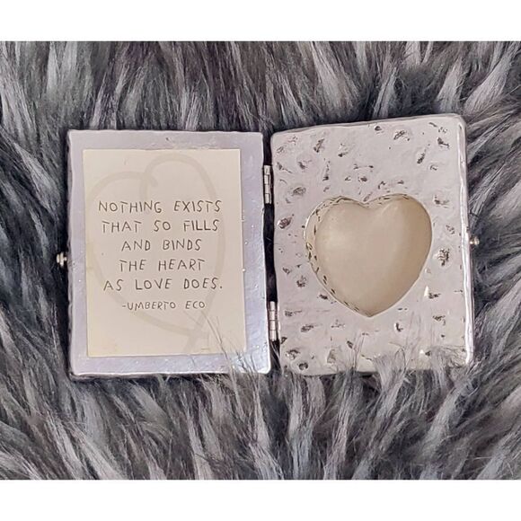 Silver heart picture frame  - Picture 2 of 5